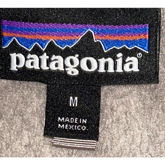 Patagonia Re-Tool Snap-T Fleece Tan & Gray Pullover Women's Medium - Picture 5 of 6